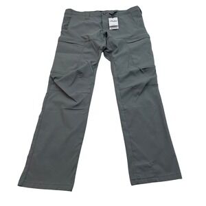 TRYBE TACTICAL Mens Cargo Pants 36x34 Gray Outdoor Hiking